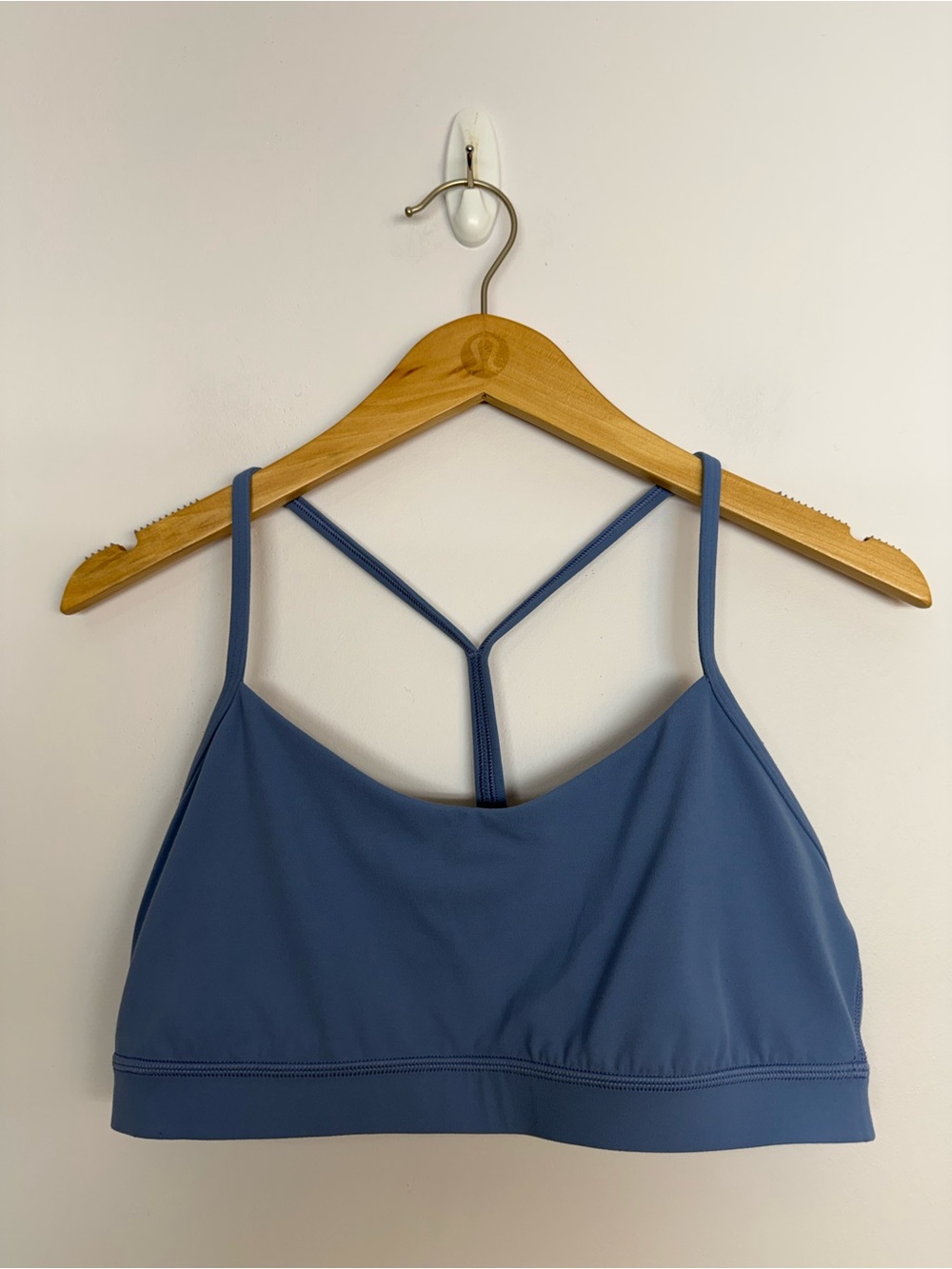 164: Lululemon Flow Y Bra *Nulu Prep Blue? Size 12